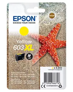 Epson C13T03A44020 tintes kārtridžs 1 pcs Oriģināls Augsta (XL) produktivitāte Dzeltens