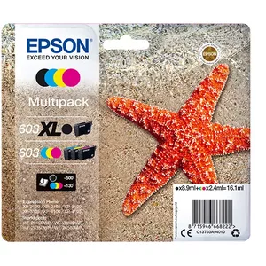 Cartridge Epson 603 Multipack Sort Gul Cyan Magenta