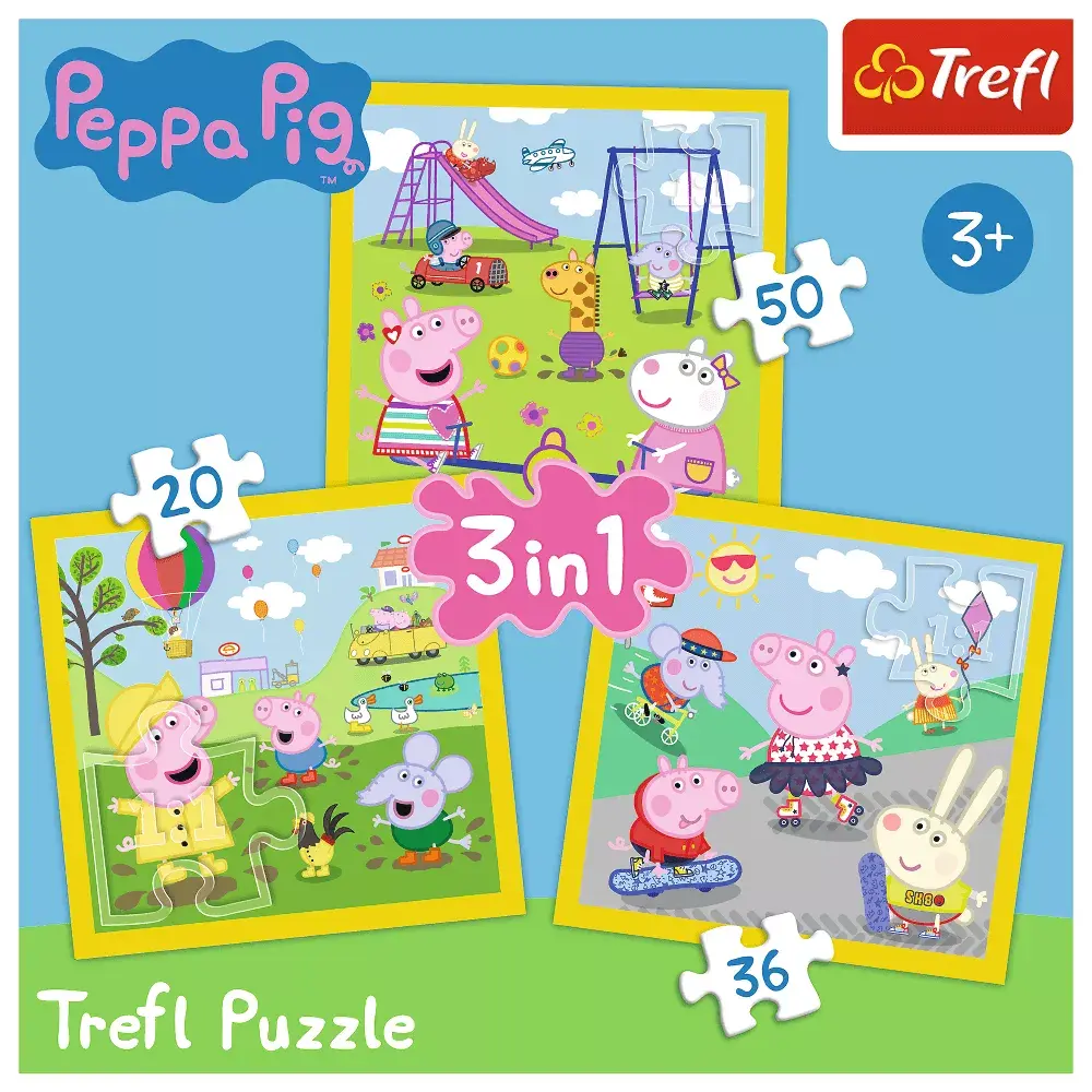 TREFL Peppa Pig 3 in 1 — 20 gab. Photo 5