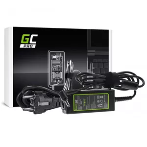 Power adapter Green Cell AD40P 45W for laptops, 19V 2.37A, AC-to-DC, 100–240V input, black