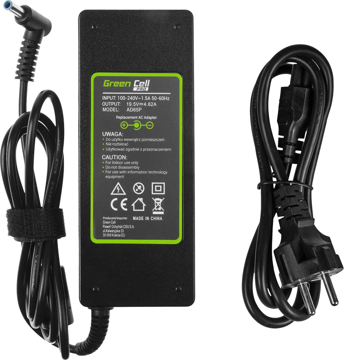 Strāvas adapteris Green Cell AD65P 90W