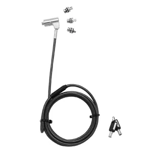 Кабельный замок DICOTA D31700 Черный Серебристый 2 м