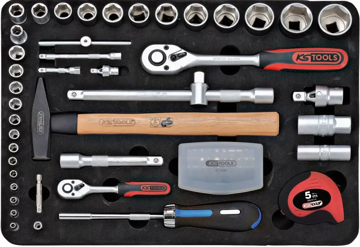 Mehāniķu instrumentu komplekts KS Tools 911.0727 Photo 7
