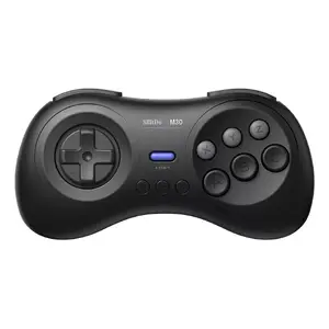 Gamepad 8Bitdo M30 Black Bluetooth for Android and Nintendo Switch, built-in Li‑Ion battery, wireless USB receiver