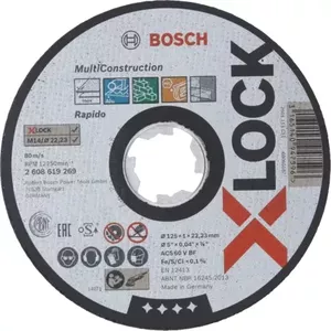 Cutting disc Bosch X-LOCK MULTI CONSTRUCTION