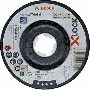Круг шлифовальный Bosch 115 мм согнутый для металла 115 x 6 x 22,23 мм
