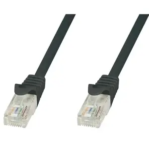 Patch Cable TECHLY Cat5e U/UTP (UTP) CCA 3 m RJ-45 to RJ-45 Black