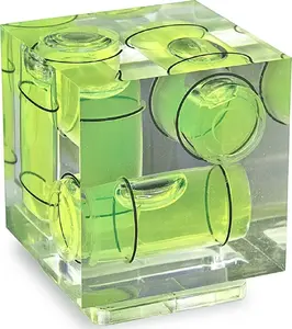 Spirit Level KAISER Triplex Libelle 6393 — three vials, precision alignment tool