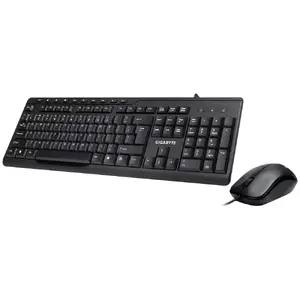 Keyboard GIGABYTE KM6300 Mouse included USB Black