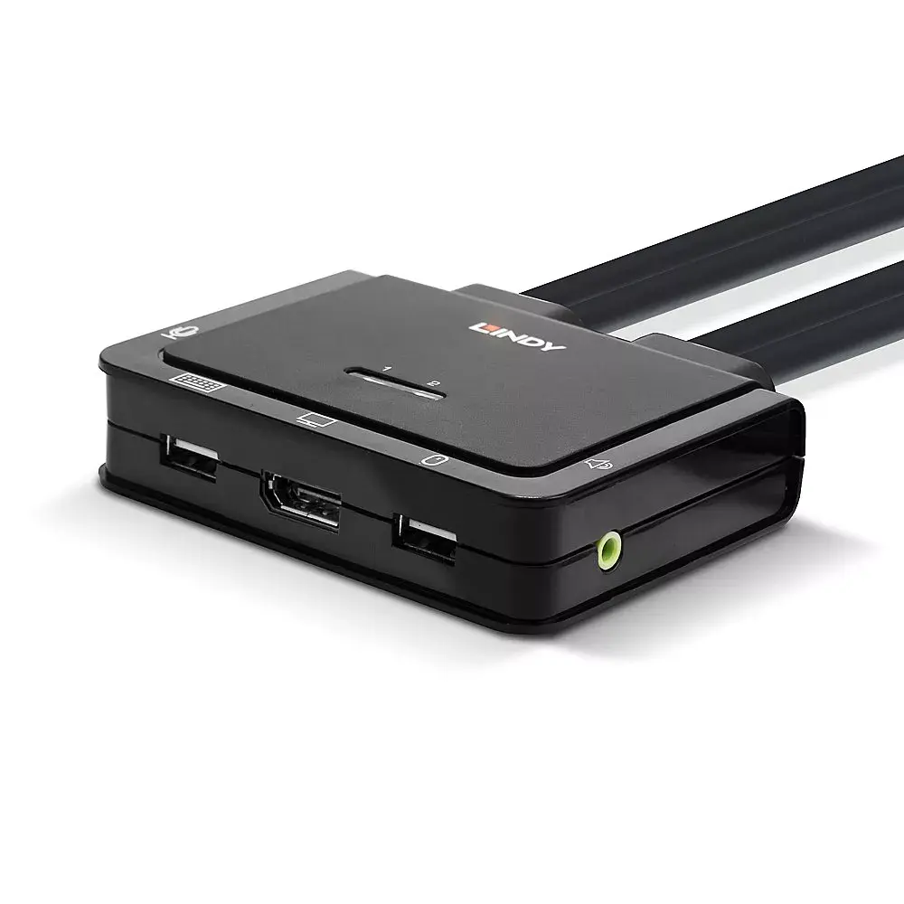 KVM Switch Lindy 2 Port DisplayPort 1.2 Photo 2