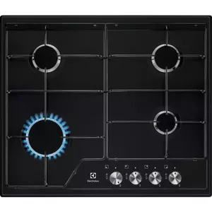 Electrolux EGS6424K Melns Iebūvēts 60 cm Gāzes 4 zone(s)