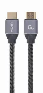 HDMI cable GEMBIRD CCBP-HDMI-10M — 10 m, HDMI 2.0, Type A male-to-male, grey, gold-plated contacts