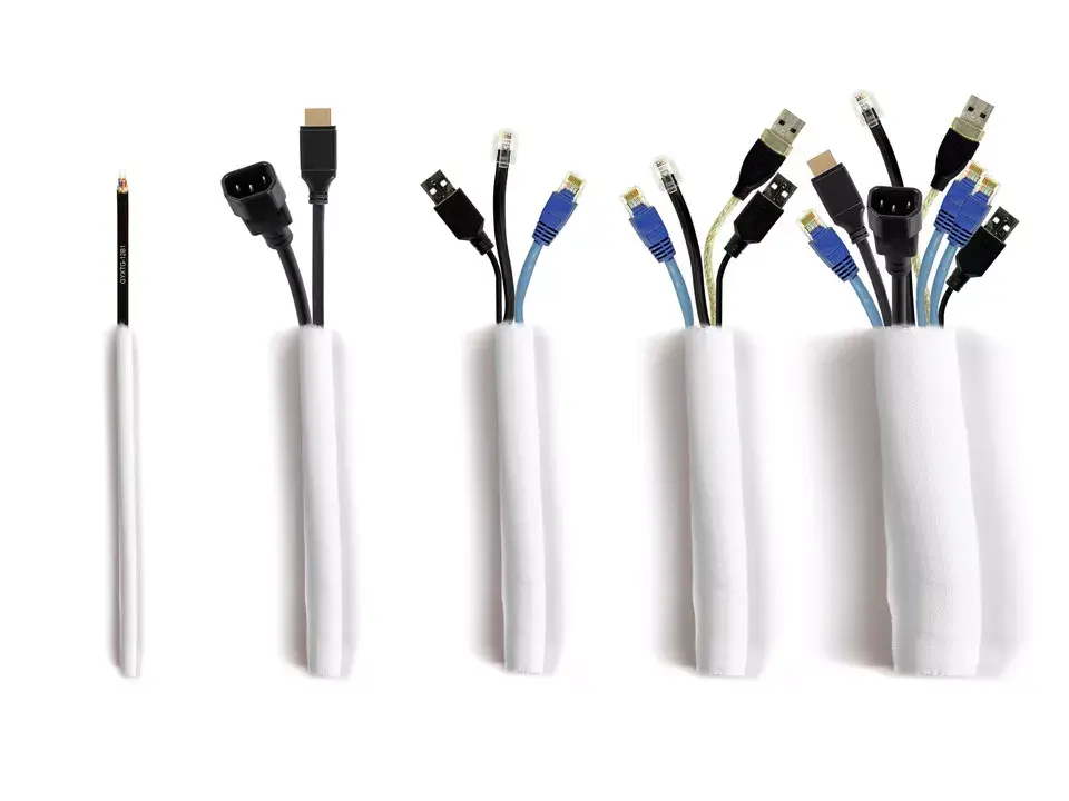 Multibrackets M Universal Cable Sock 25mm 25m White Photo 6