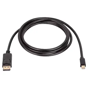 DisplayPort — Mini DisplayPort kabelis Akyga AK-AV-15, 1.8 m, ø 7 mm, melns