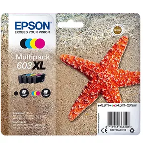 Картридж Epson Ink C13T03A64010 603XL XL Черный Голубой Пурпурный Желтый