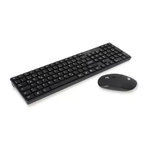 Keyboard Conceptronic ORAZIO01DE Mouse included Home RF Wireless QWERTY German Black