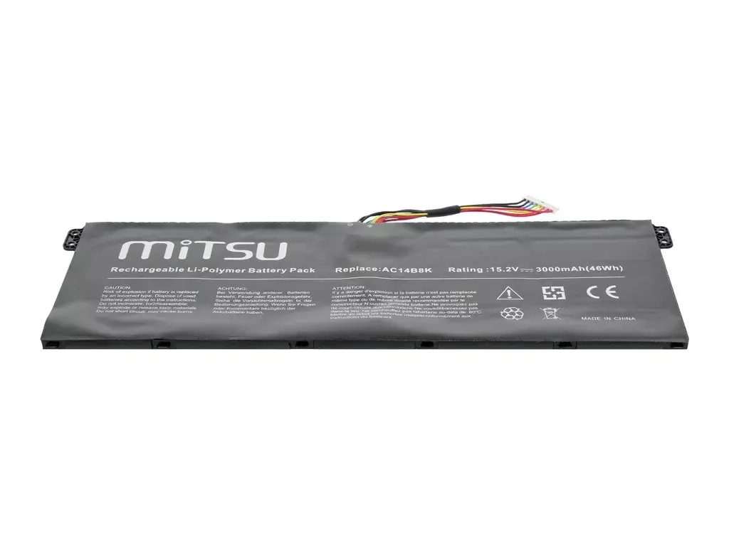 MITSU BC/AC-E3 akumulators 2200 mAh Photo 4