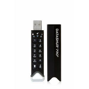 iStorage datAshur PRO2 USB zibatmiņa 4 GB USB Type-A 3.2 Gen 1 (3.1 Gen 1) Melns
