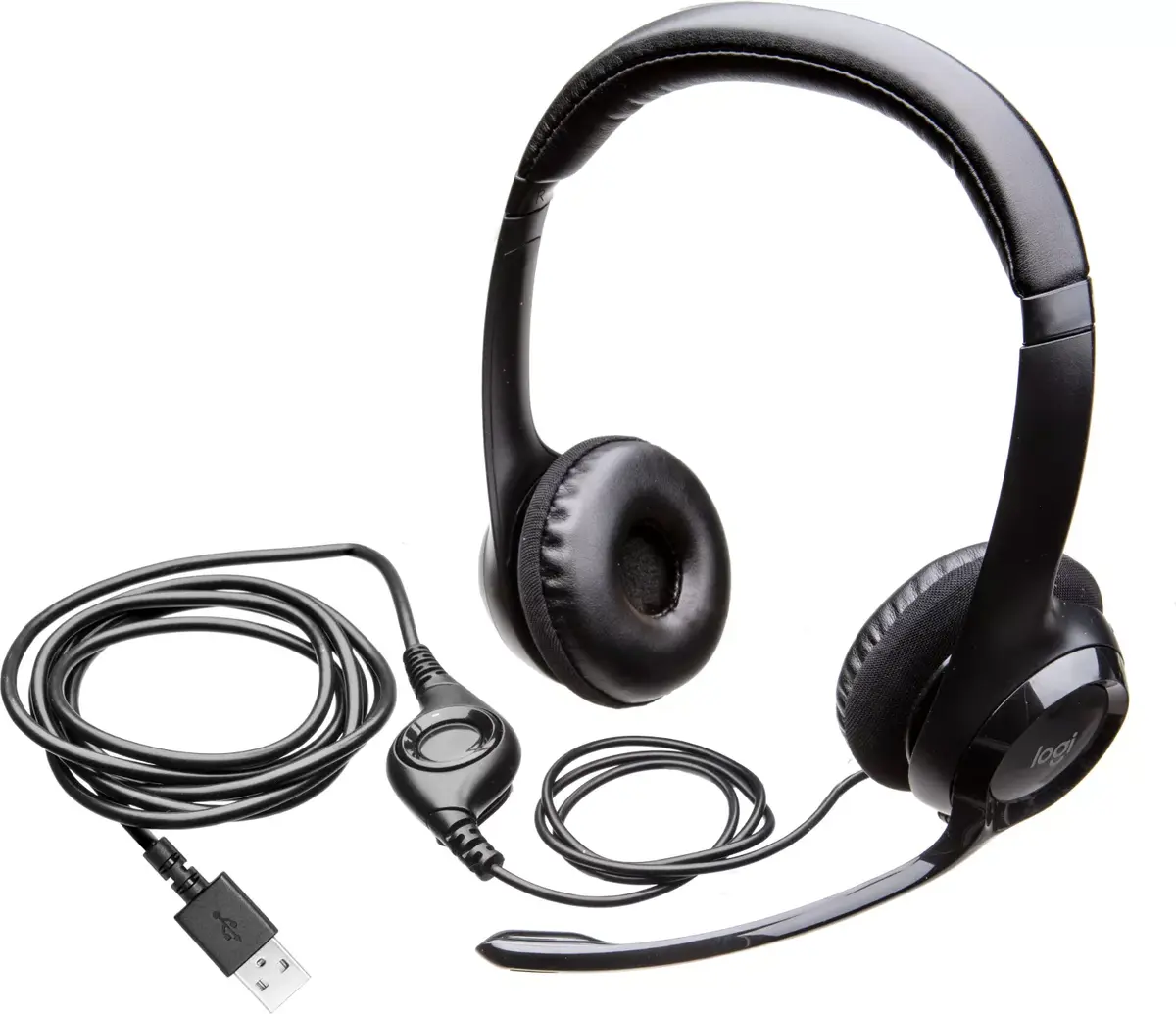 Austiņas Logitech H390 USB datoru austiņas Photo 5