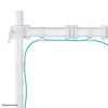 Настольный мониторный кронштейн NM-D135WHITE Photo 5