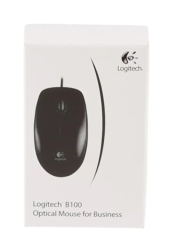 Проводная USB оптическая мышь Logitech B100 для офиса Photo 8