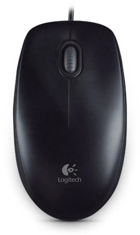 Wired USB optical mouse Logitech B100 for office use Photo 9