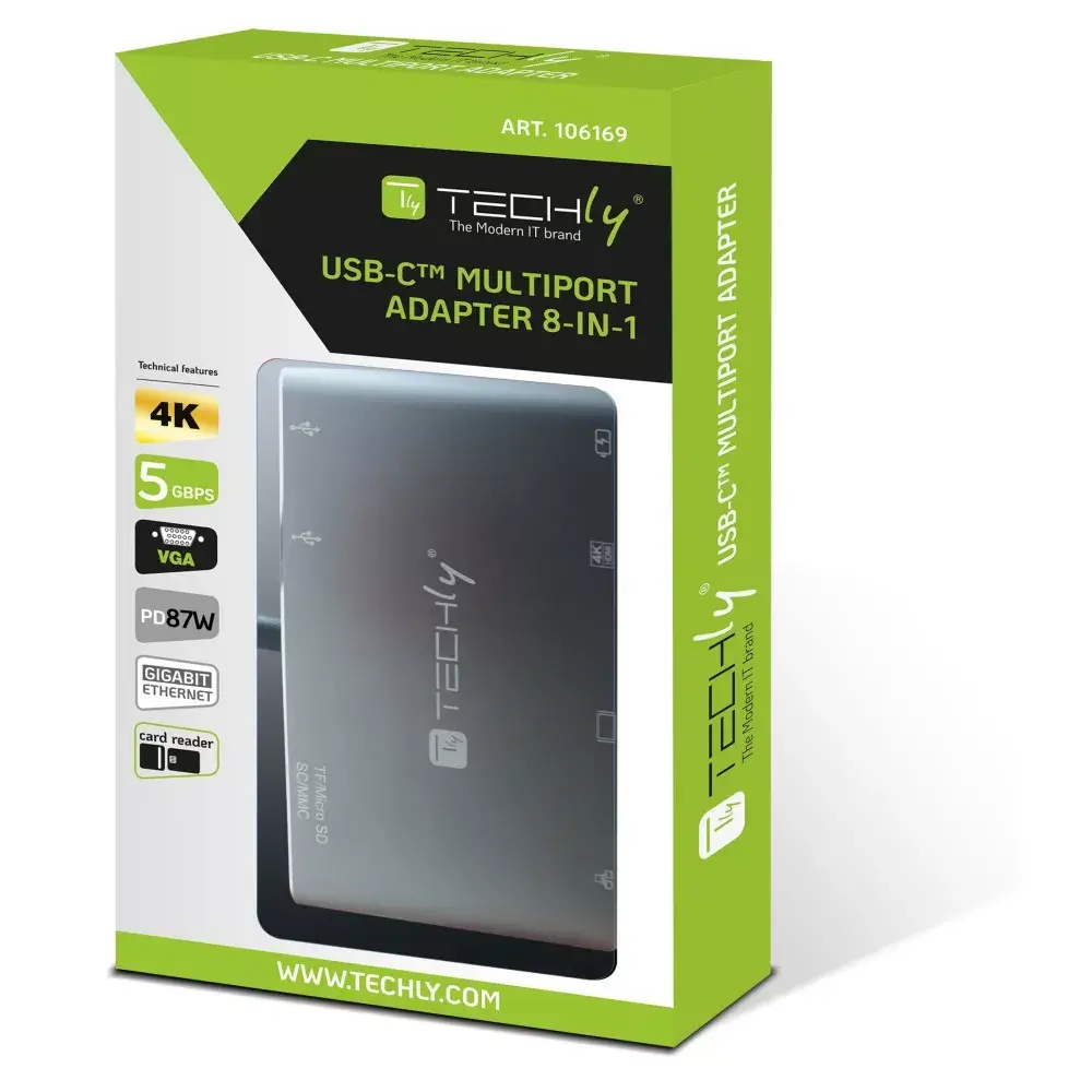 USB-C Multiport Adapter Techly 106169 Photo 2