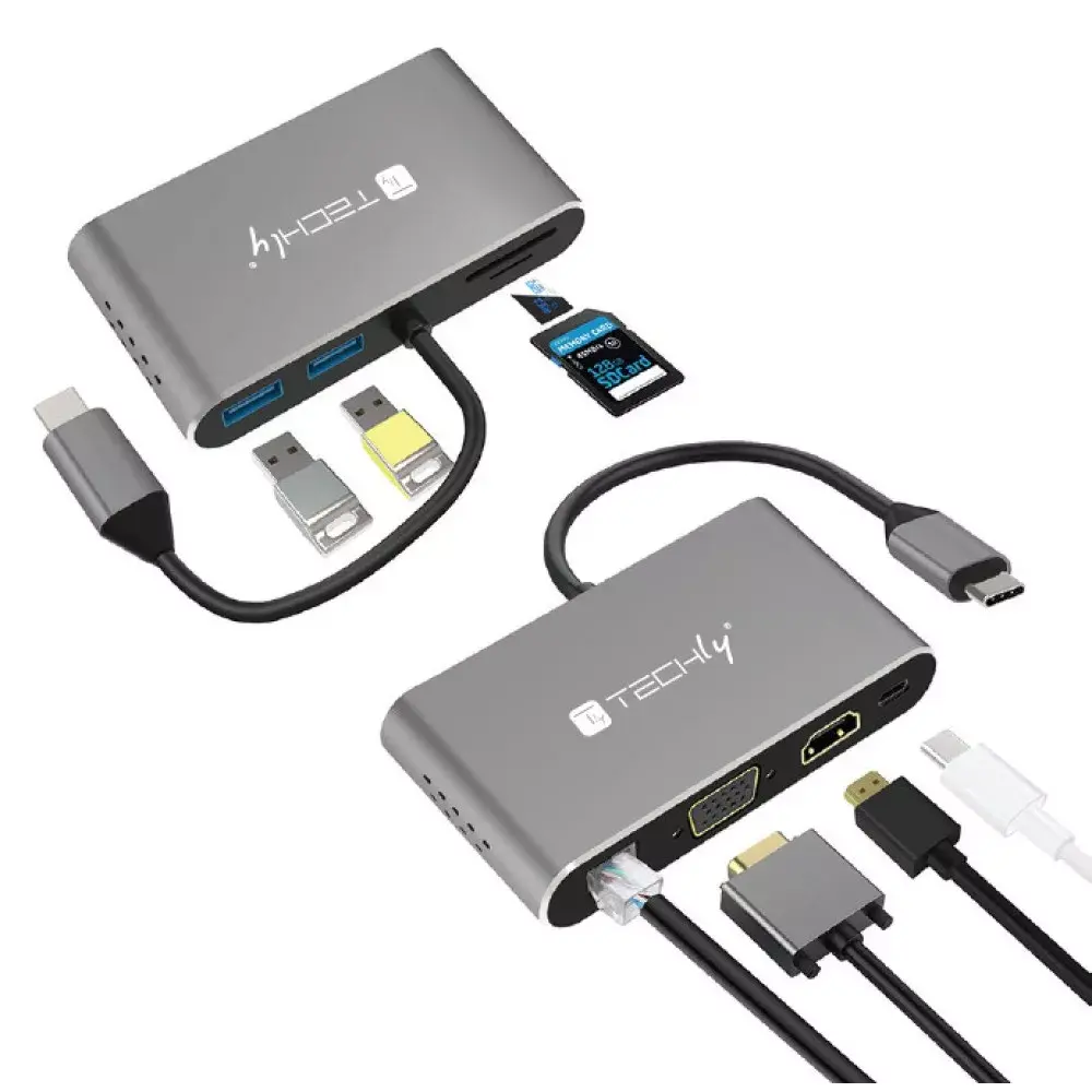 USB-C Multiport Adapter Techly 106169 Photo 4