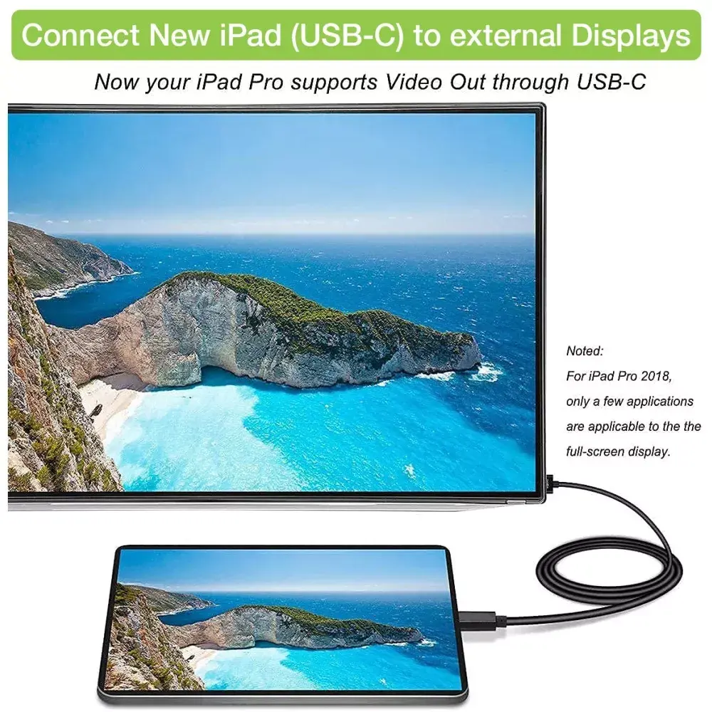 Adaptera kabelis USB-C Male uz HDMI 2.0 4K Photo 5