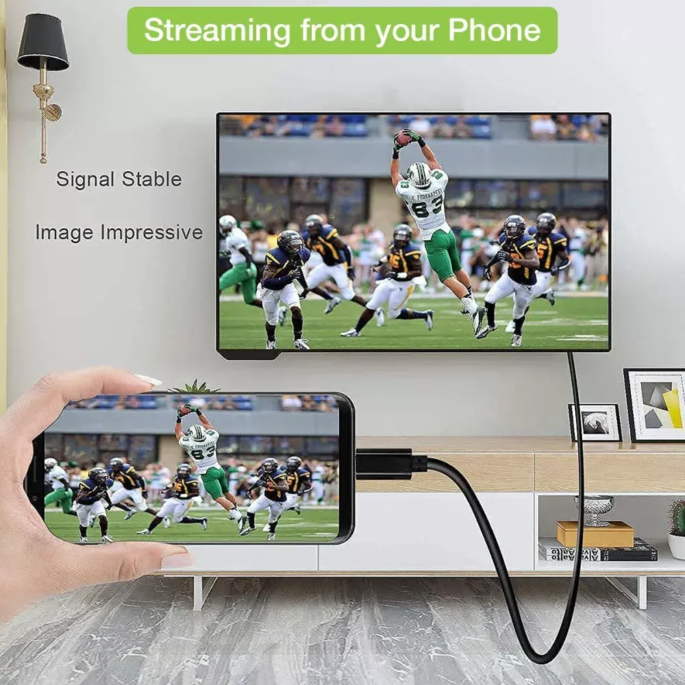 Adaptera kabelis USB-C Male uz HDMI 2.0 4K Photo 6