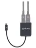 Manhattan USB-C uz Dual DisplayPort 1.2 adaptera kabelis Photo 5