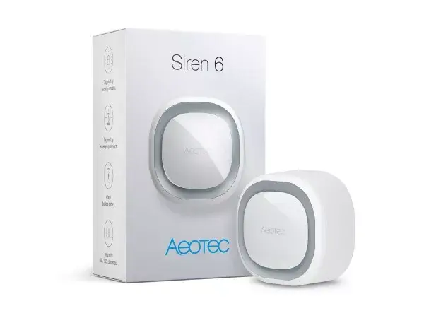 Z-Wave Siren 6 Bezvadu sirēna Iekštelpu/āra