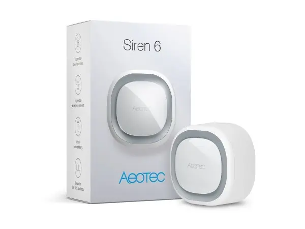 AEOTEC Z-Wave Siren 6 Wireless Indoor/Outdoor Siren Photo 3