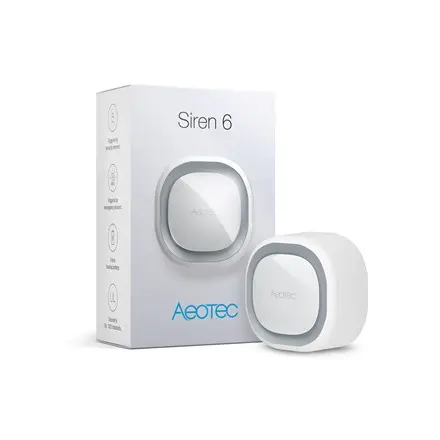 AEOTEC Z-Wave Siren 6 Wireless Indoor/Outdoor Siren Photo 5