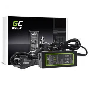 Блок питания Green Cell AD75AP 65W 19.5V 3.34A для ноутбуков Dell, для помещений, чёрный