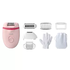 Epilator Philips BRE285/00 Corded Compact Satinelle Essential White/Pink