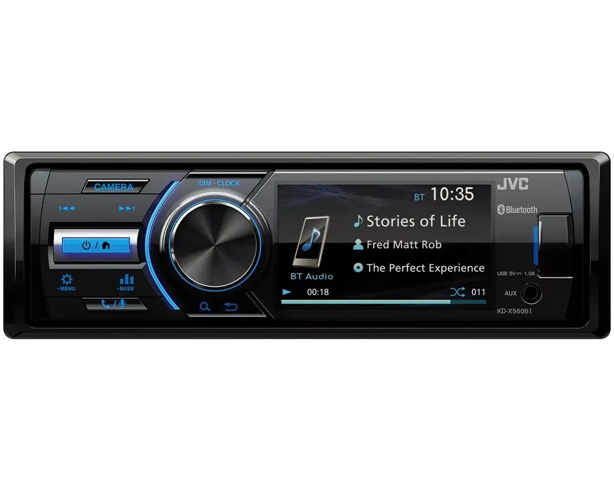 JVC KD-X560BT автомагнитола 1 DIN, Bluetooth 3.0 Photo 4