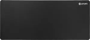 eSTUFF GLB215001 Mouse Pad Black with Monochromatic Surface and Non-Slip Base