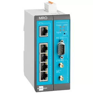Insys Microelectronics MoRoS MRO-L200 проводной маршрутизатор 10 Gigabit Ethernet, 100 Gigabit Ethernet Синий, Серый, Белый