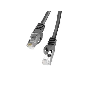 LANBERG networking cable Cat6 F/UTP (FTP) 10 m, RJ-45 to RJ-45, black