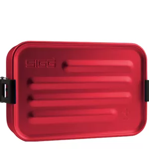 Lunch container SIGG Plus S Aluminium Red