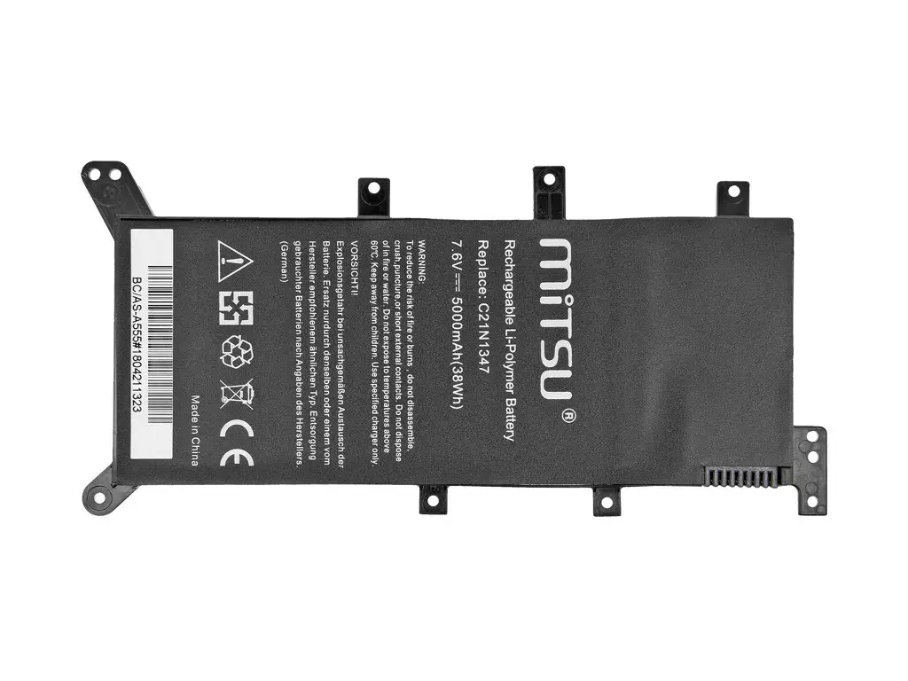 MITSU akumulators priekš Asus A555 F555 K555 Photo 9