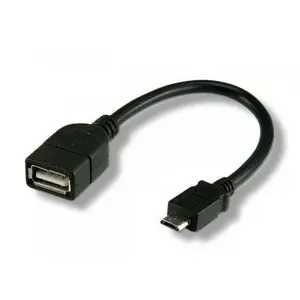 Techly ICOC-UOTG-194 USB kabelis USB 2.0 0,2 m USB A Micro-USB B Melns