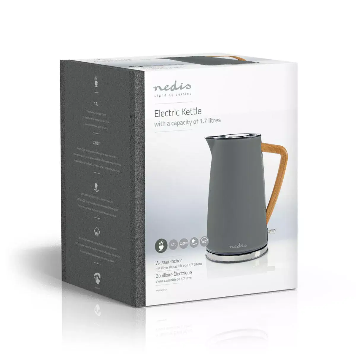 Electric kettle Nedis KAWK510EGY Photo 7