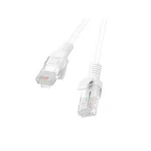 Сетевой патч‑кабель LANBERG Cat6 U/UTP 0,25 м оранжевый RJ-45–RJ-45