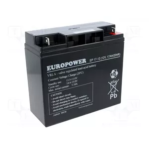 Akumulators EMU Electronic EP 17-12 VRLA AGM 12 V 17 Ah