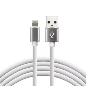Кабель Lightning—USB-A everActive CBS-1IW 1 м, USB 2.0, 480 Мбит/с, белый, поддержка USB PD