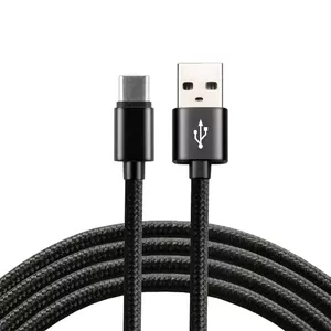 Кабель USB A — USB C everActive CBB-1CB 1 м, USB 2.0, 480 Мбит/с, Power Delivery, чёрный