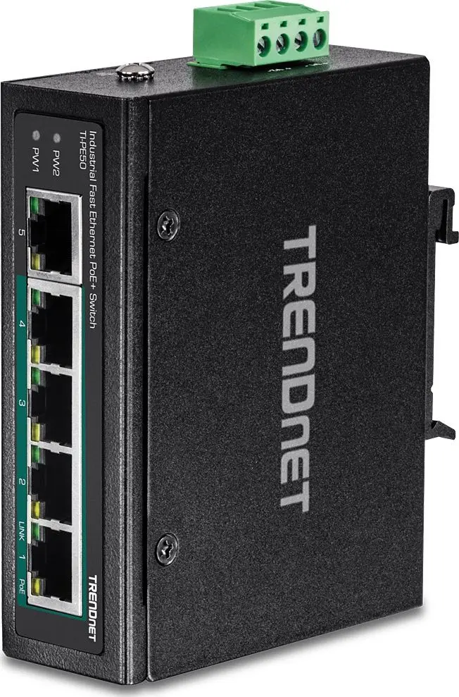 Neadministrēts slēdzis Trendnet TI-PE50 Power over