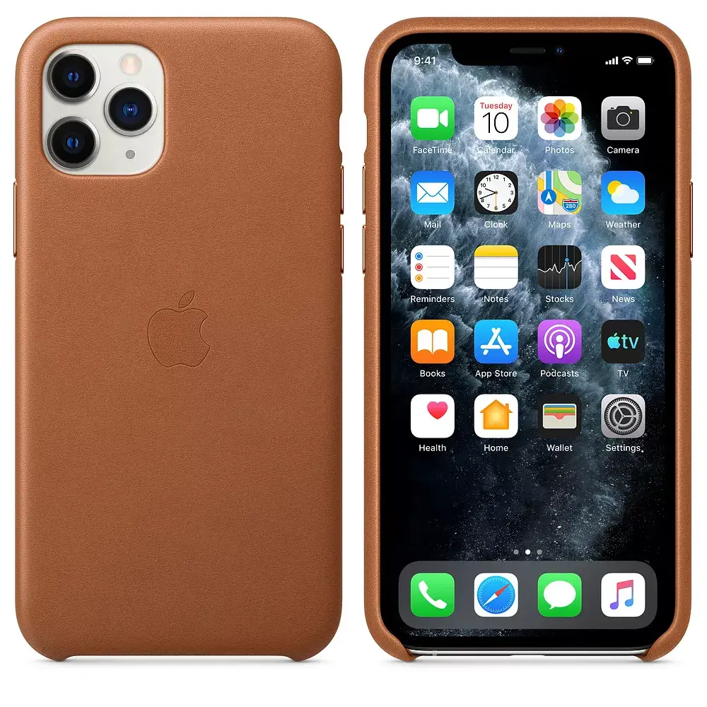 Vāks Apple iPhone 11 Pro Leather Case Photo 7